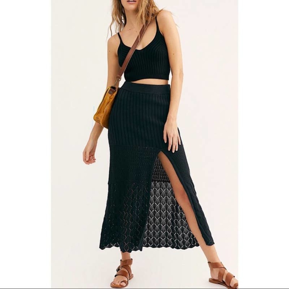 Bari Knit Column Maxi Skirt